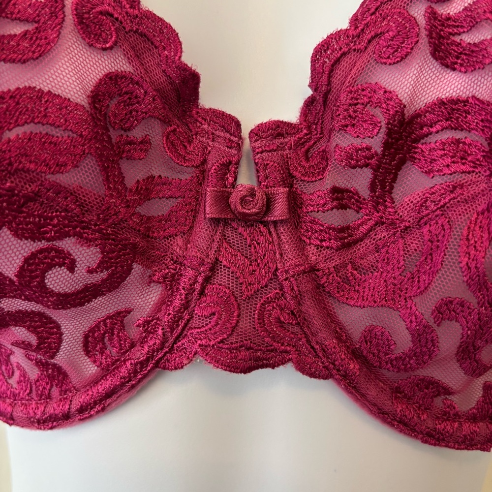 Wacoal Arabesque underwire bra 85199 pink size 38C - Picture 3 of 11